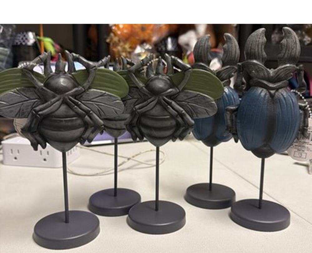 Target 5 Pc Set 2023 Beetle & Fly - 7" - 9 " Bug Figurines Halloween Decor
